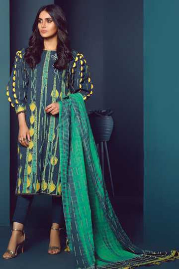 AlKaram Fw-17-20 Blue Winter Collection 2020